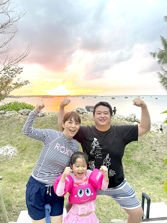 家族旅行で宮古島を訪れたときの写真